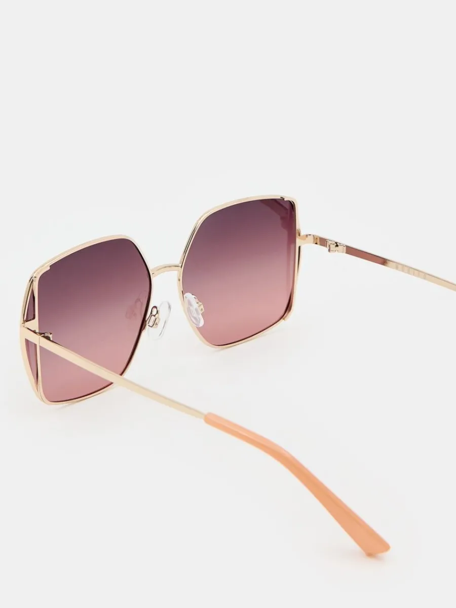 MOHITO Okulary przeciwsłoneczne pastelowy ru00f3u017cowy Online