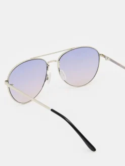 MOHITO Okulary przeciwsłoneczne pilotki srebrny Clearance