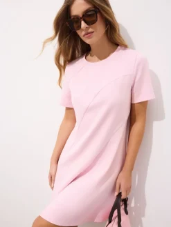 MOHITO Pastelowa sukienka mini ru00f3u017cowy New