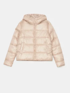 MOHITO Pikowana kurtka puffer kremowy Discount