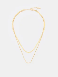 MOHITO Pozłacany naszyjnik zu0142oty Sale