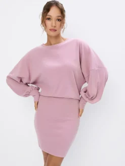 MOHITO Różowa bluza pastelowy ru00f3u017cowy Clearance