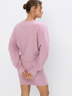 MOHITO Różowa bluza pastelowy ru00f3u017cowy Clearance