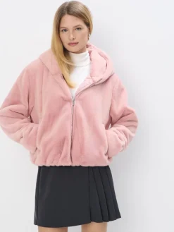 MOHITO Różowa bluza z kapturem pastelowy ru00f3u017cowy Fashion