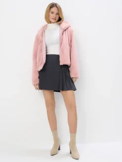 MOHITO Różowa bluza z kapturem pastelowy ru00f3u017cowy Fashion