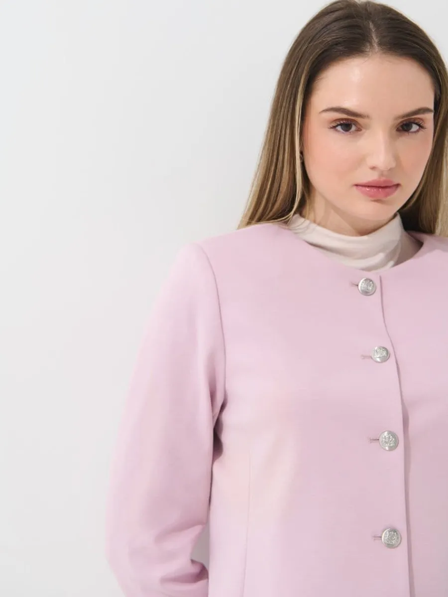 MOHITO Różowa marynarka pastelowy ru00f3u017cowy Clearance