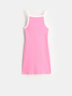 MOHITO Różowa sukienka mini ru00f3u017cowy Fashion