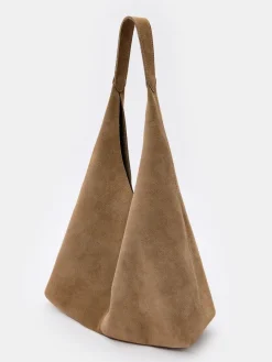 MOHITO Skórzana torebka beu017cowy Sale