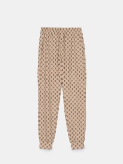 MOHITO Spodnie dresowe w monogram beu017cowy Outlet