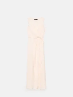 MOHITO Sukienka maxi z kopertowym dekoltem beu017cowy Fashion