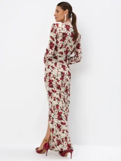 MOHITO Sukienka maxi z wiskozy wielobarwny Fashion