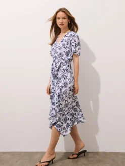 MOHITO Sukienka midi z wiskozy biau0142y Fashion