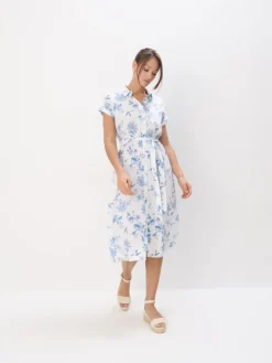 MOHITO Sukienka midi z wiskozy bu0142u0119kitny Best