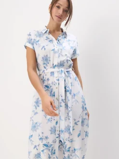 MOHITO Sukienka midi z wiskozy bu0142u0119kitny Hot