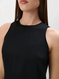 MOHITO Sukienka midi z wiskozy czarny Fashion
