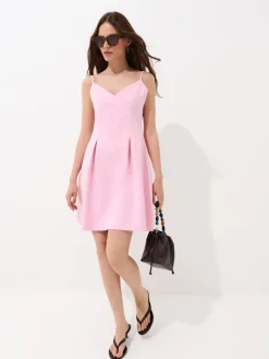 MOHITO Sukienka mini ru00f3u017cowy Online