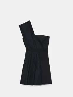 MOHITO Sukienka mini na jedno ramię czarny New