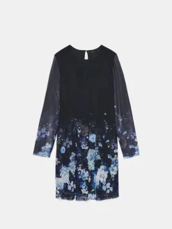 MOHITO Sukienka mini w kwiaty bu0142u0119kitny Hot