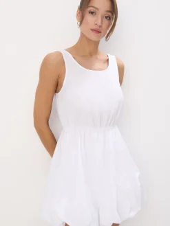 MOHITO Sukienka mini z bluzką beu017cowy Sale