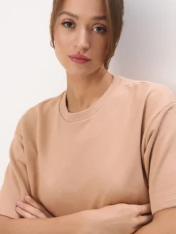 MOHITO Sukienka mini z bluzką beu017cowy Sale