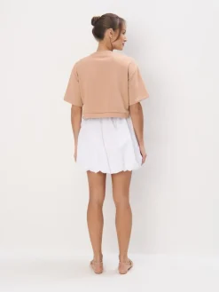 MOHITO Sukienka mini z bluzką beu017cowy Sale
