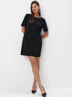 MOHITO Sukienka mini z kokardą czarny Clearance