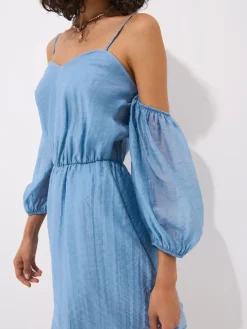 MOHITO Sukienka mini z lyocellem bu0142u0119kitny Online