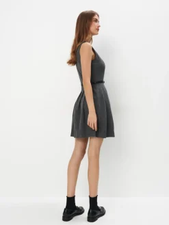 MOHITO Sukienka mini z paskiem szary Hot