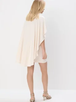 MOHITO Sukienka mini z peleryną beu017cowy Fashion