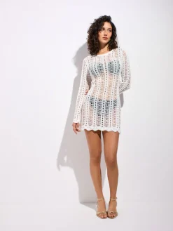 MOHITO Sukienka plażowa mini biau0142y Outlet