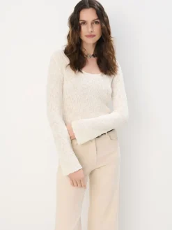MOHITO Sweter z bawełną beu017cowy Sale