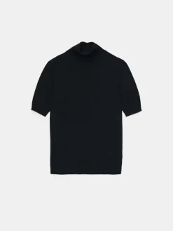 MOHITO Sweter z krótkim rękawem czarny Outlet