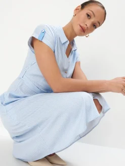 MOHITO Szmizjerka midi z wiskozy bu0142u0119kitny Outlet