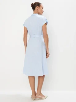 MOHITO Szmizjerka midi z wiskozy bu0142u0119kitny Outlet