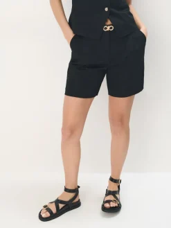 MOHITO Szorty bermudy czarny Outlet