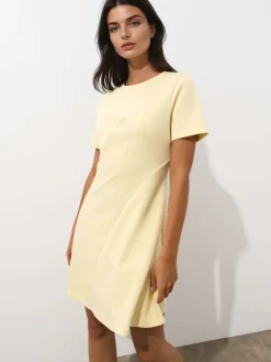 MOHITO Żółta sukienka mini u017cu00f3u0142ty Hot