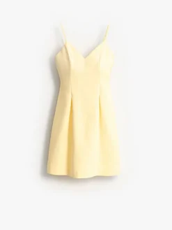 MOHITO Żółta sukienka mini u017cu00f3u0142ty New