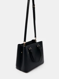 MOHITO Torebka city bag z apaszką czarny Sale