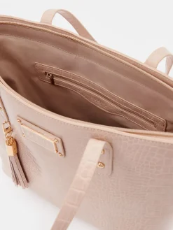 MOHITO Torebka shopper z chwostem beu017cowy Sale