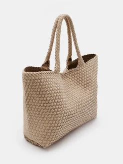MOHITO Torebka shopper z kosmetyczką beu017cowy Sale