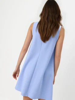 MOHITO Trapezowa błękitna sukienka mini bu0142u0119kitny Outlet