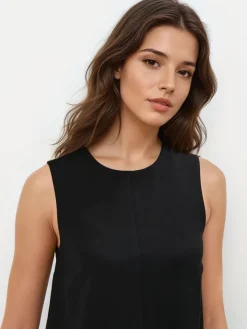 MOHITO Trapezowa sukienka mini czarny Best
