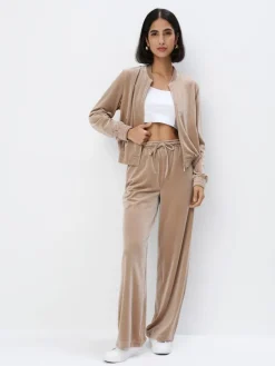 MOHITO Welurowa bluza bru0105zowy Sale