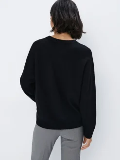MOHITO Wełniany sweter czarny Sale