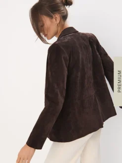 MOHITO Zamszowa marynarka oversize bru0105zowy Clearance