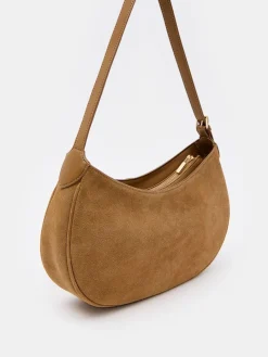 MOHITO Zamszowa torebka beu017cowy Outlet
