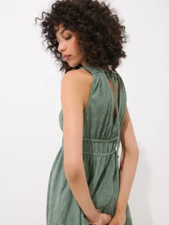 MOHITO Zielona sukienka mini miu0119towy Hot