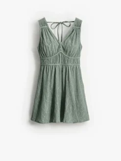 MOHITO Zielona sukienka mini miu0119towy Sale