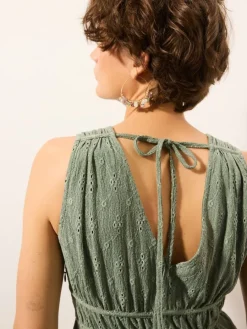 MOHITO Zielona sukienka mini miu0119towy Discount