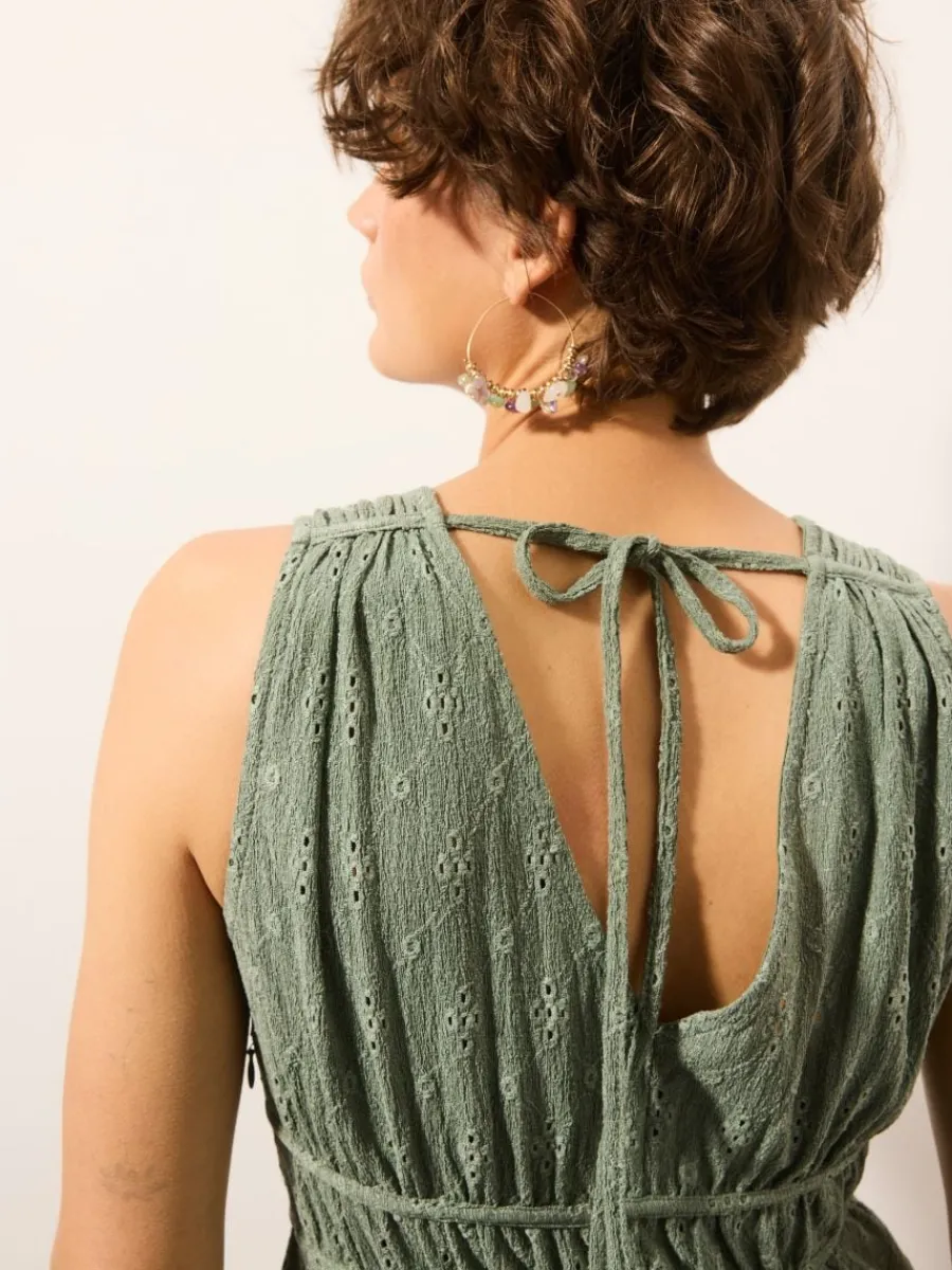 MOHITO Zielona sukienka mini miu0119towy Discount